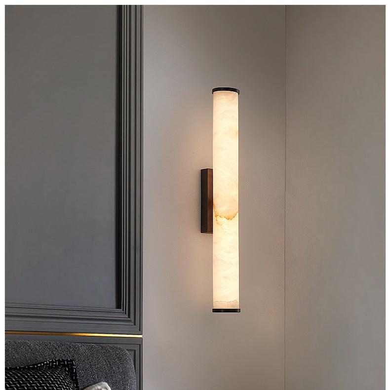 Lumaria – Modern LED Wall Light Marble Effect Diffuser