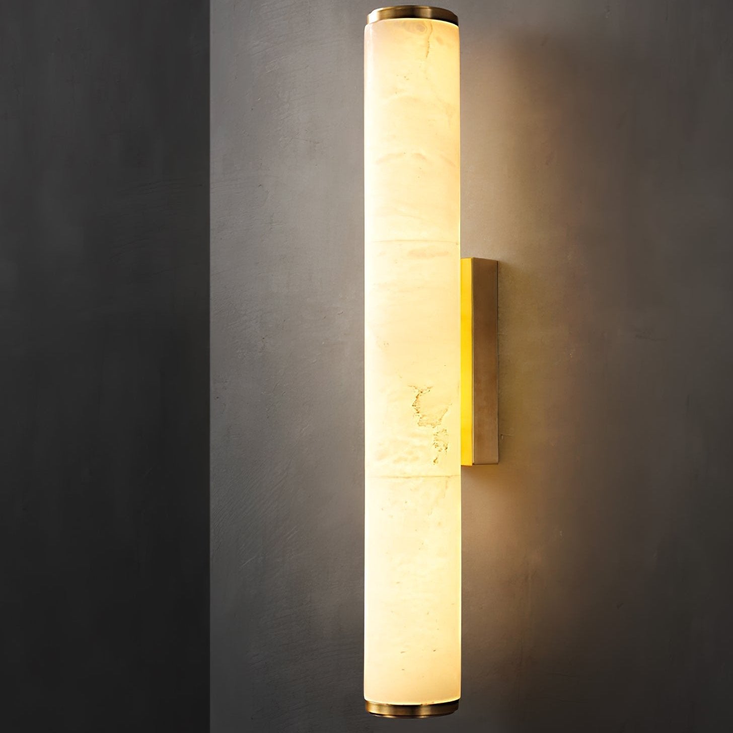 Lumaria – Modern LED Wall Light Marble Effect Diffuser