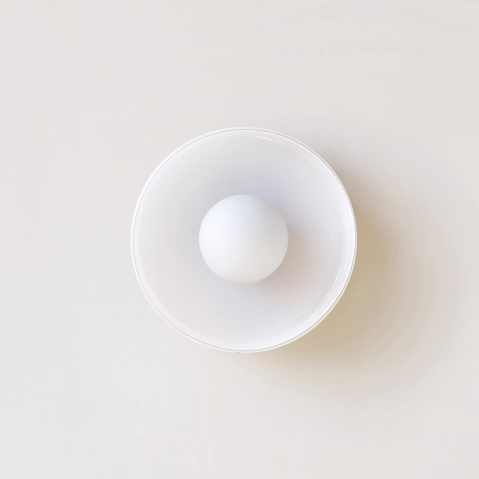 Levara - Modern Round Ceiling Light with Glass Shade