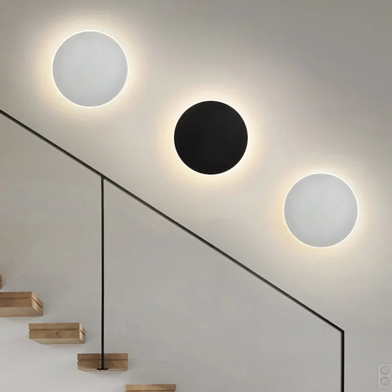 Luvien – Modern Round LED Flush Wall Light
