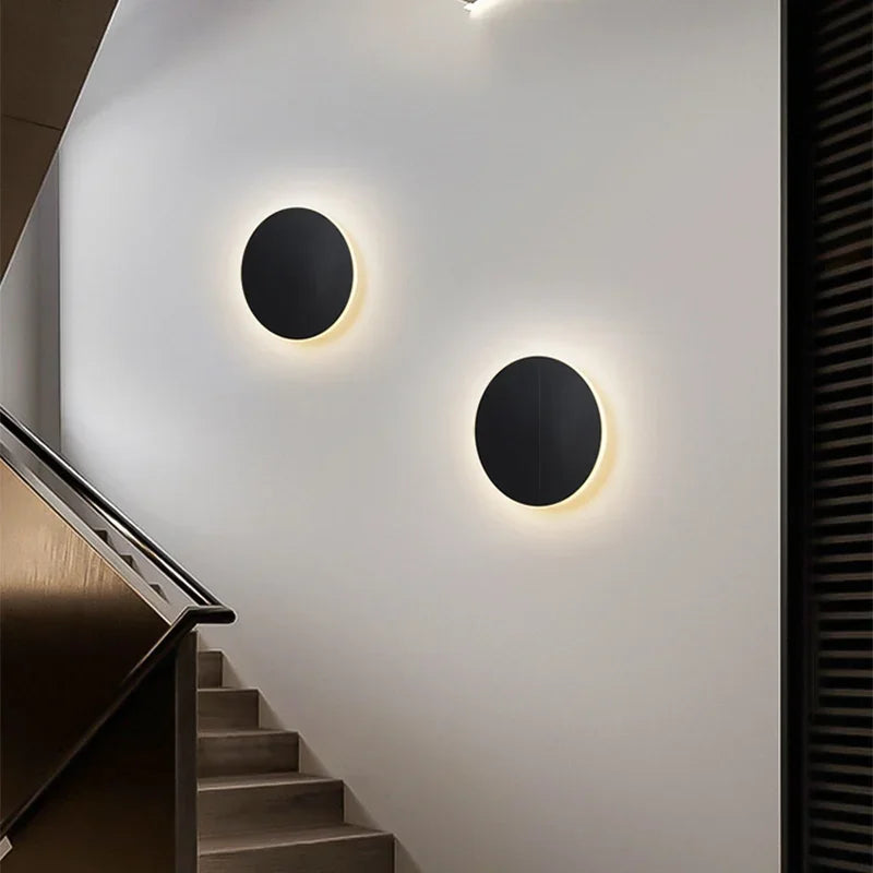Luvien – Modern Round LED Flush Wall Light