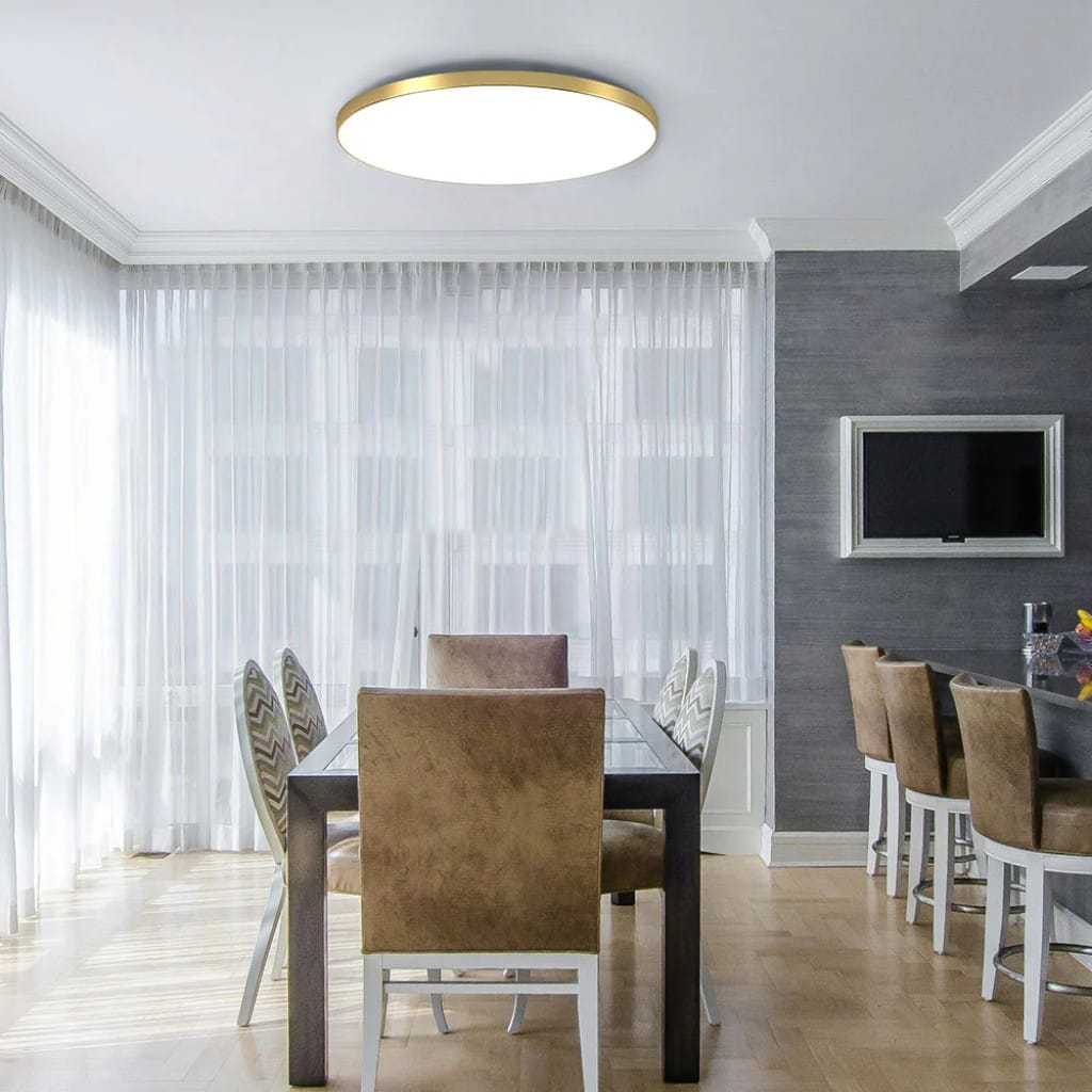 Corlune – Modern Round Flush Mount Ceiling Light