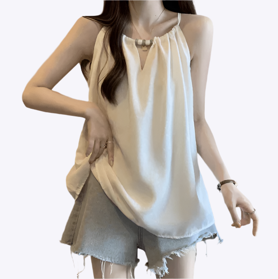 Esmee - Trendy Halter Neck Damesblouse