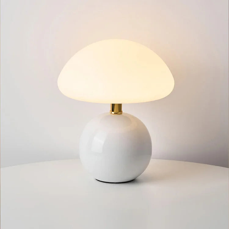 Murom - Mushroom Table Lamp with Ceramic Base