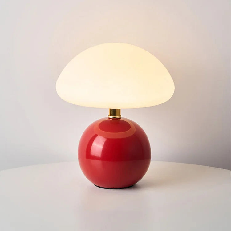 Murom - Mushroom Table Lamp with Ceramic Base