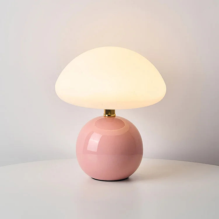 Murom - Mushroom Table Lamp with Ceramic Base