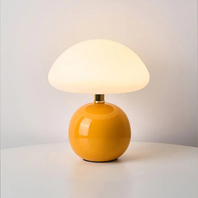 Murom - Mushroom Table Lamp with Ceramic Base