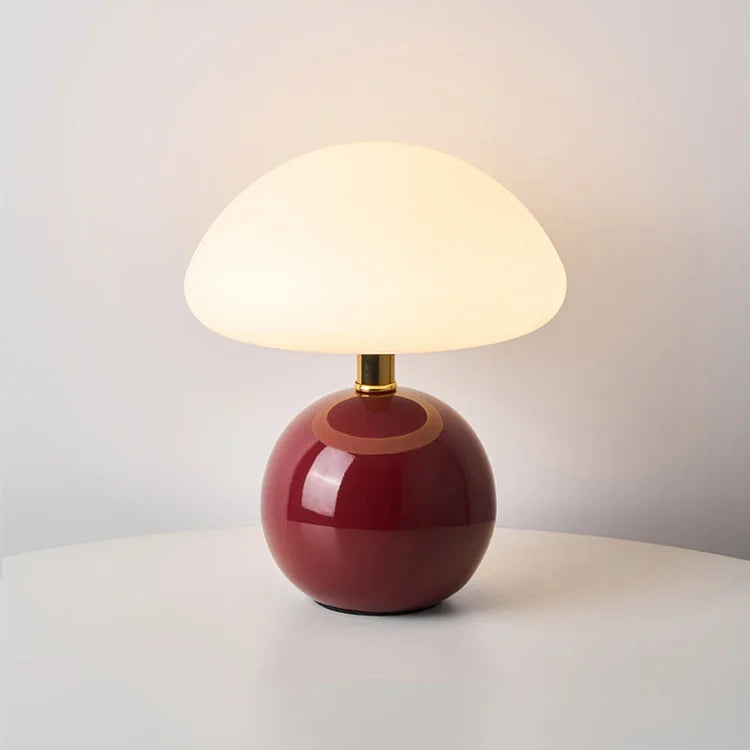 Murom - Mushroom Table Lamp with Ceramic Base