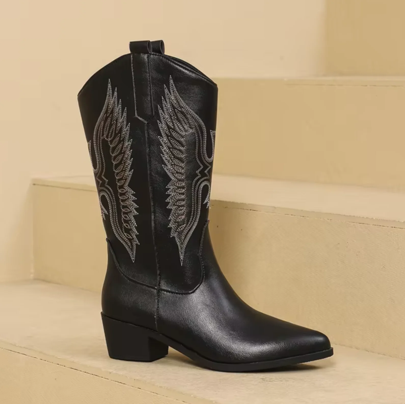 Naomi – Western-Inspired Ankle Boots 