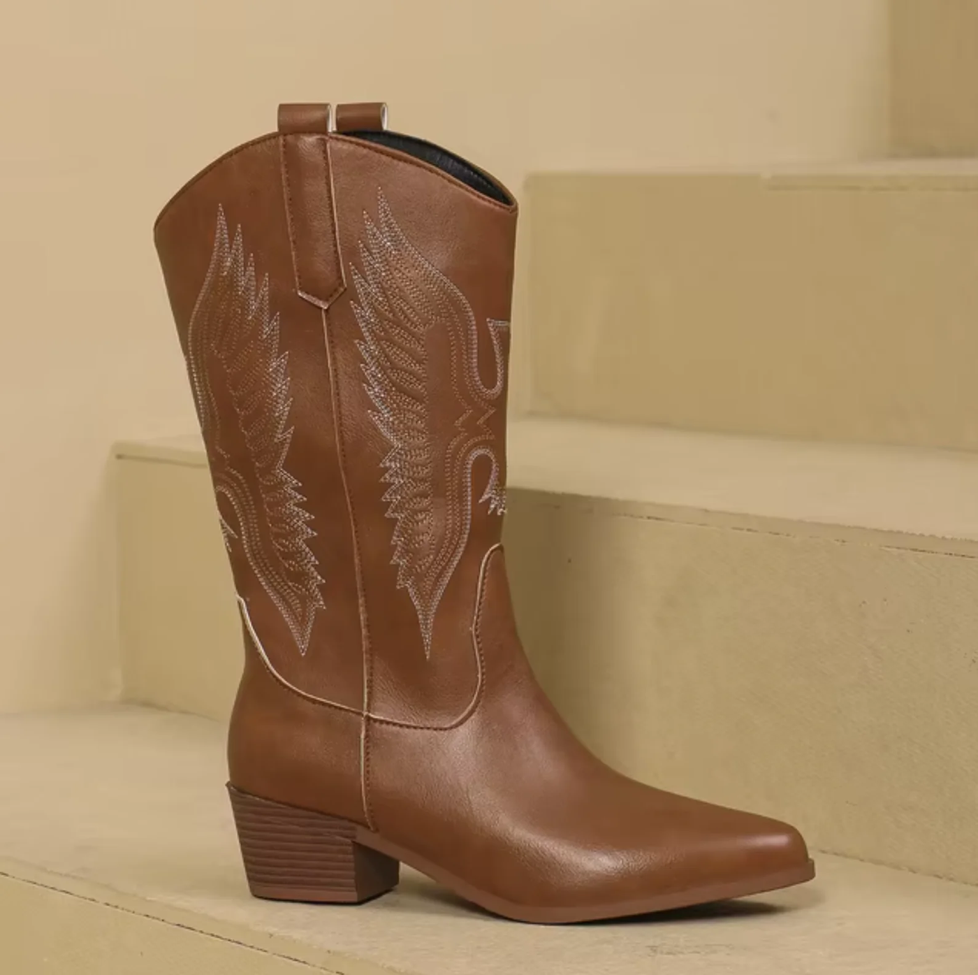 Naomi – Western-Inspired Ankle Boots 