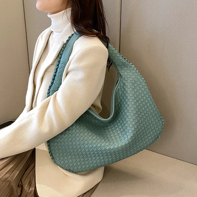 Delina - Luxe Gevlochten Handtas