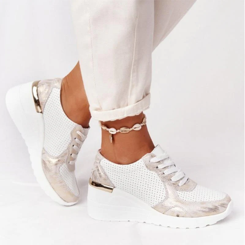 Noëlle – Sneakers with wedge heel 