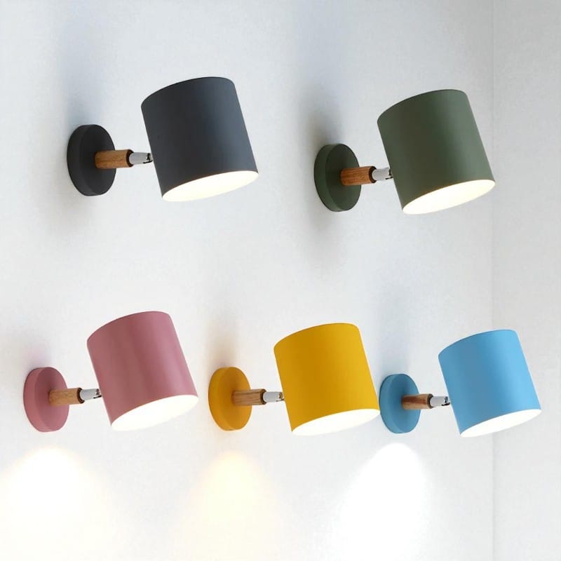 Novane – Adjustable Wood Metal Wall Sconce Lamp