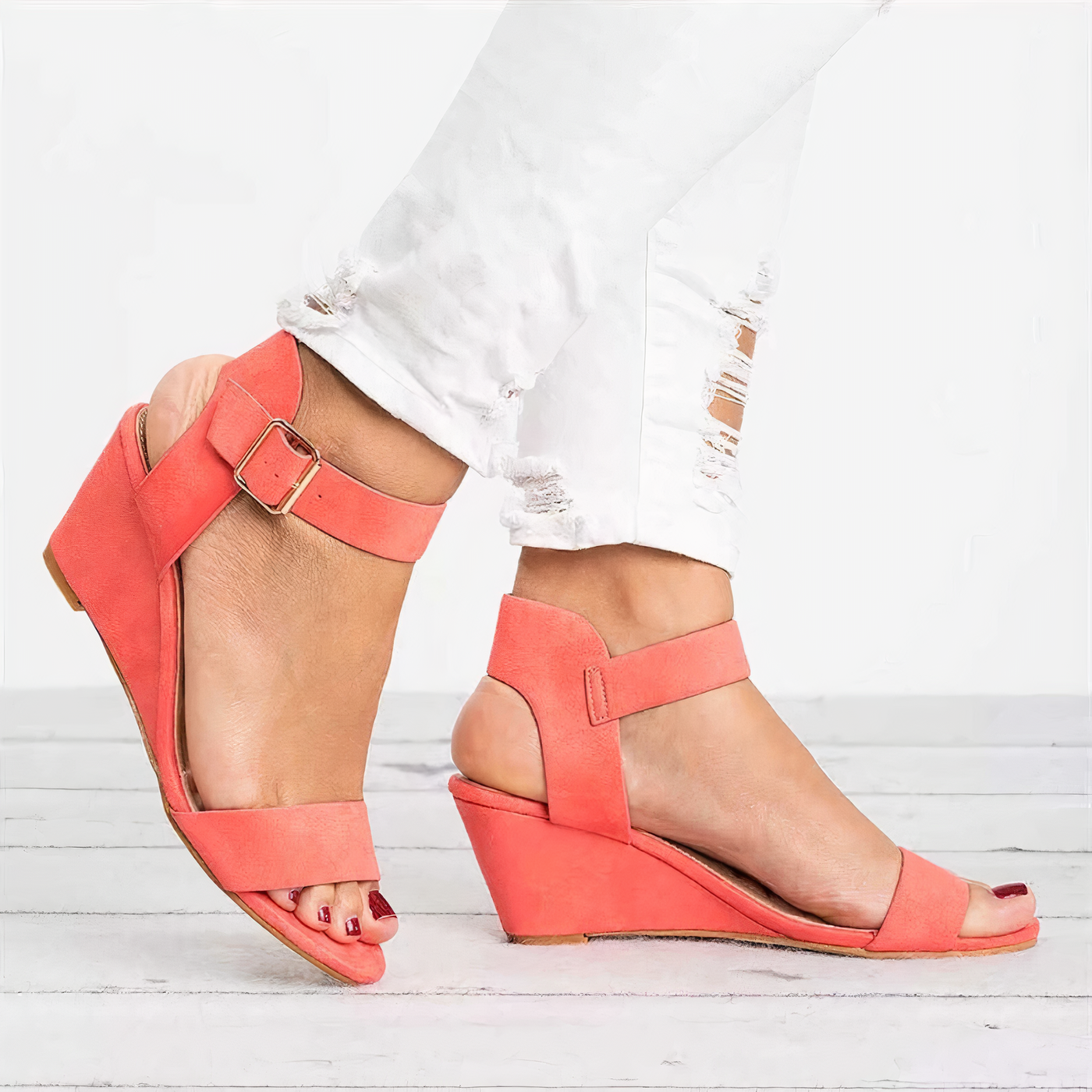 IDA - Comfortable orthopedic wedge heels