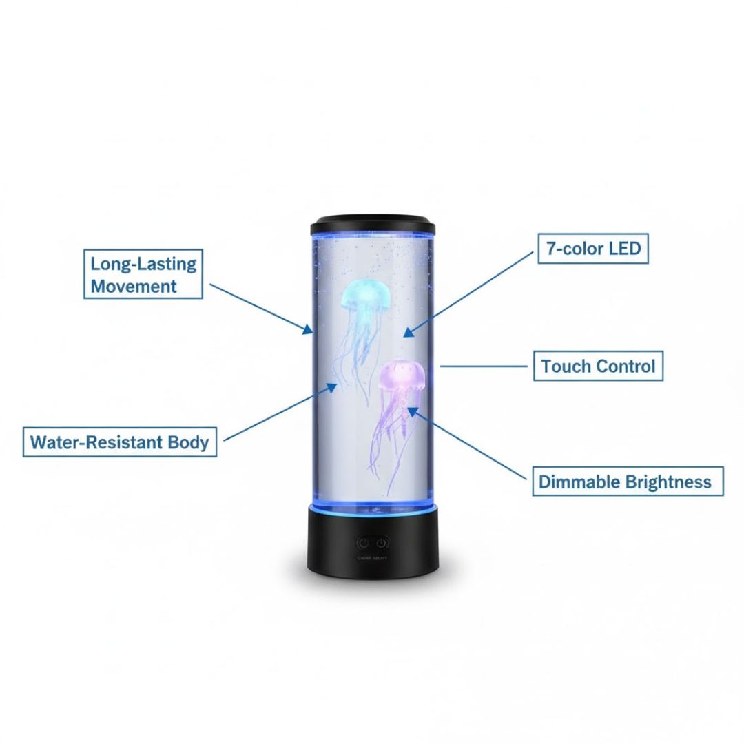 Ocealume - LED Jellyfish Lamp