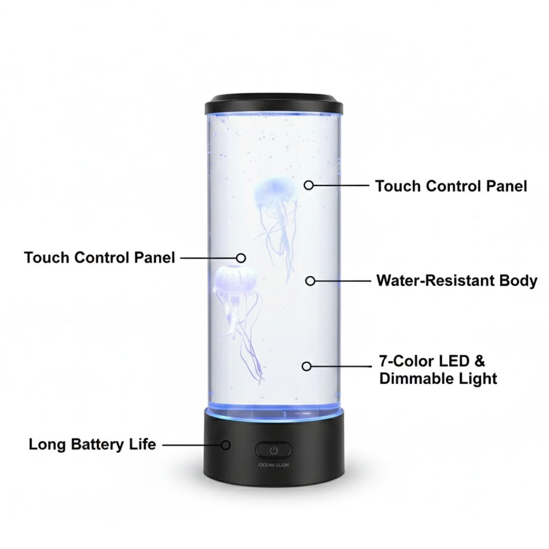 Ocealume - LED Jellyfish Lamp