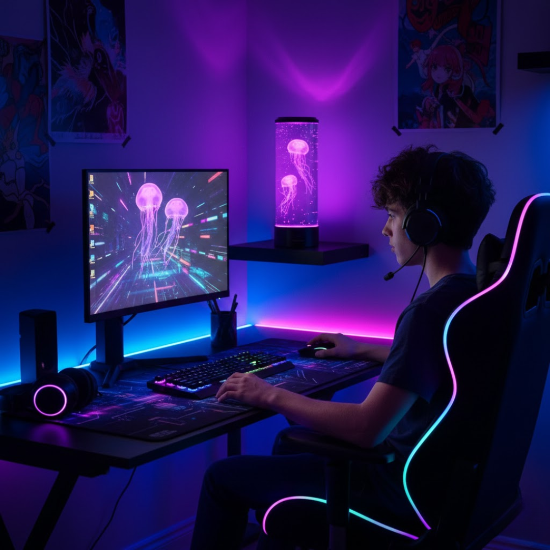 Ocealume - LED Jellyfish Lamp