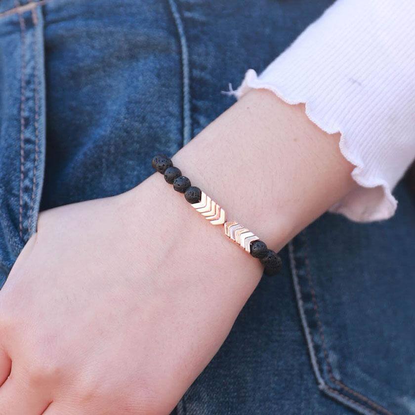 SereniKraal – Anti-Stress Olie Verstuiver Armband – Rust & Balans