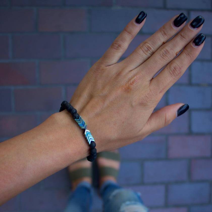 SereniKraal – Anti-Stress Olie Verstuiver Armband – Rust & Balans