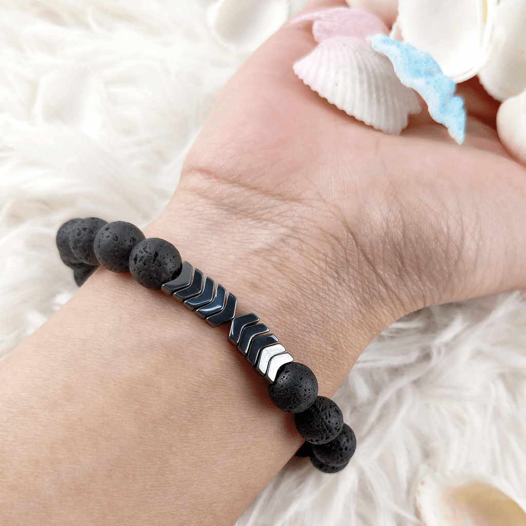 SereniKraal – Anti-Stress Olie Verstuiver Armband – Rust & Balans