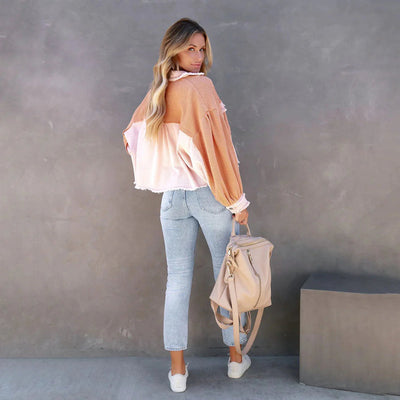 Melanie - Casual Puff-mouw Jas voor Vrouwen