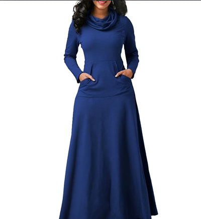 Lange Mouw Maxi Jurk Voor Herfst En Winter Voor Vrouwen | Ideaal voor de lente/zomer