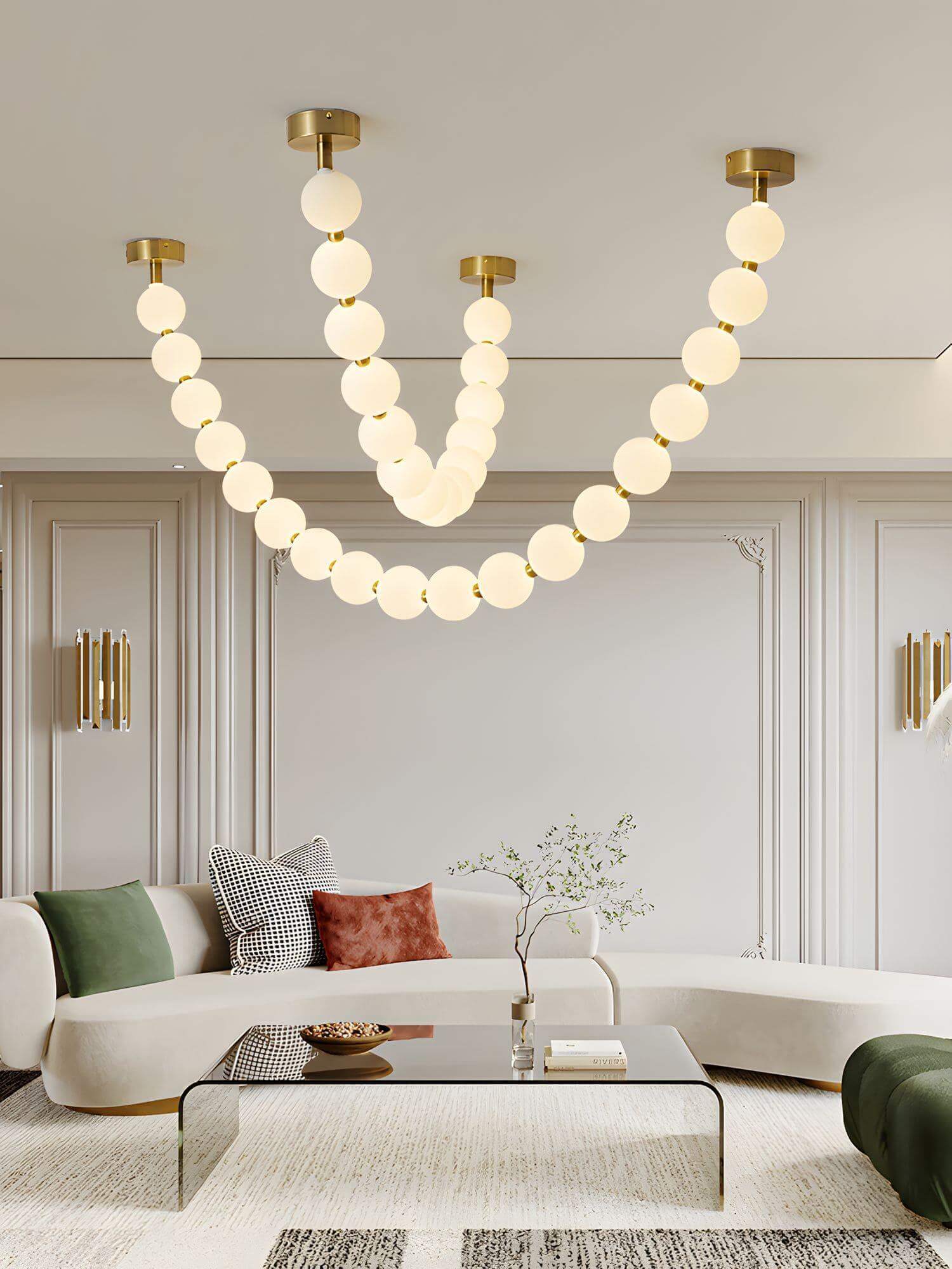 Ploura - Pearl Chandelier