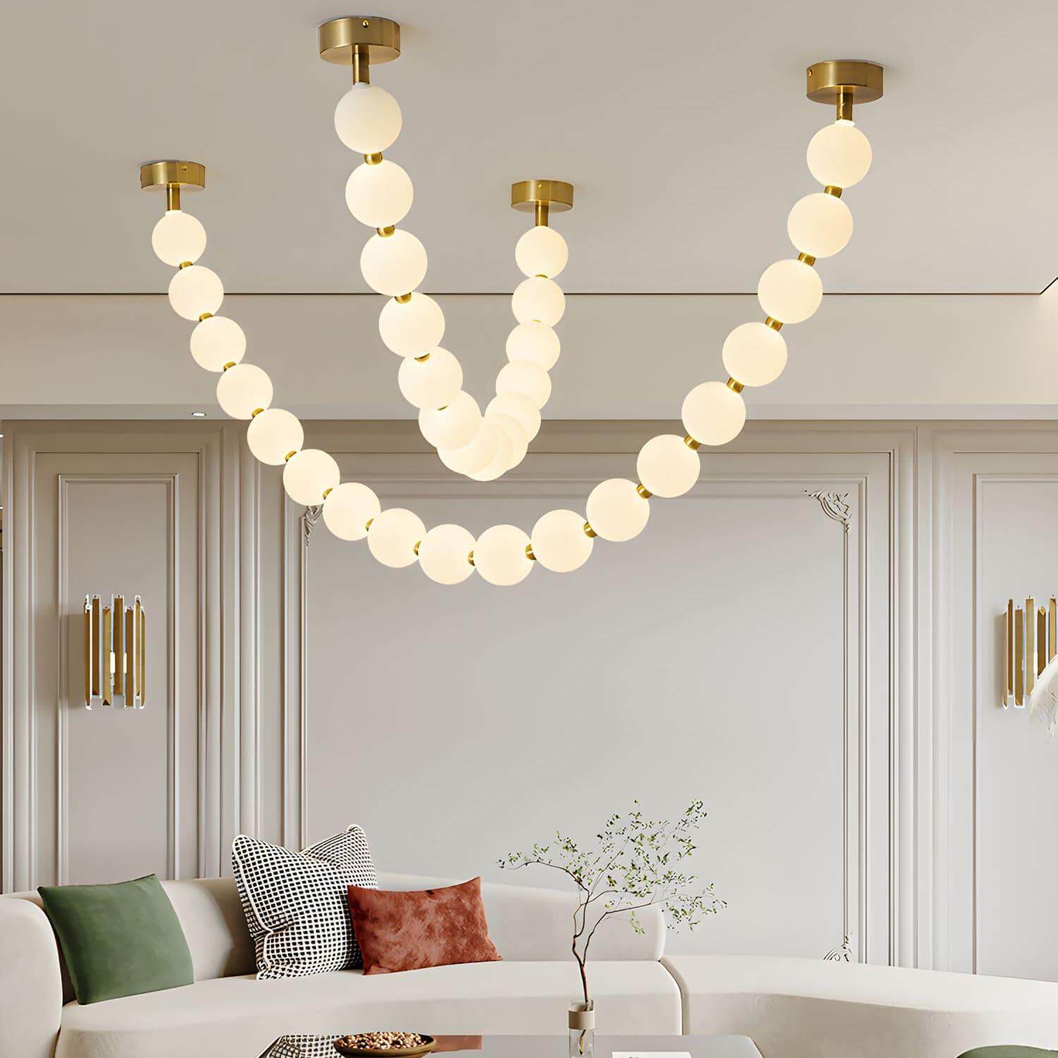 Ploura - Pearl Chandelier