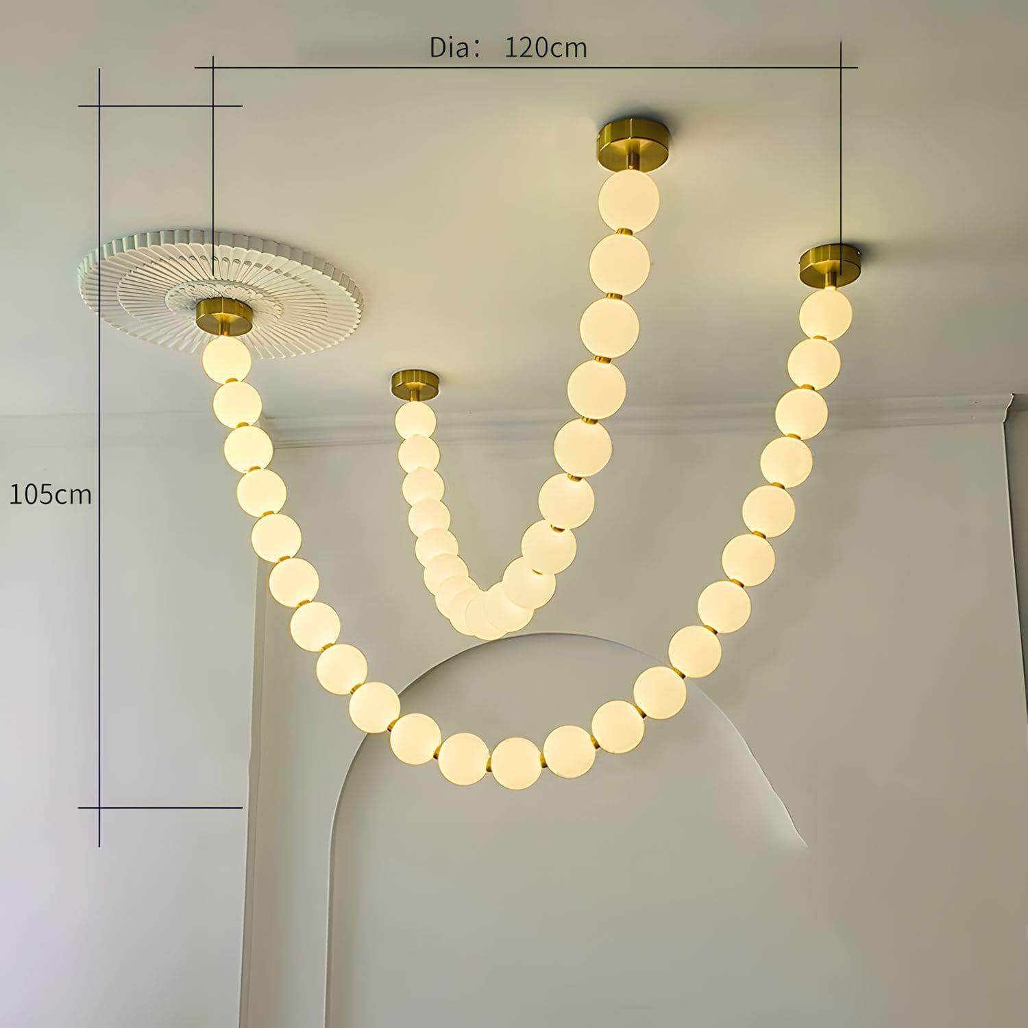 Ploura - Pearl Chandelier