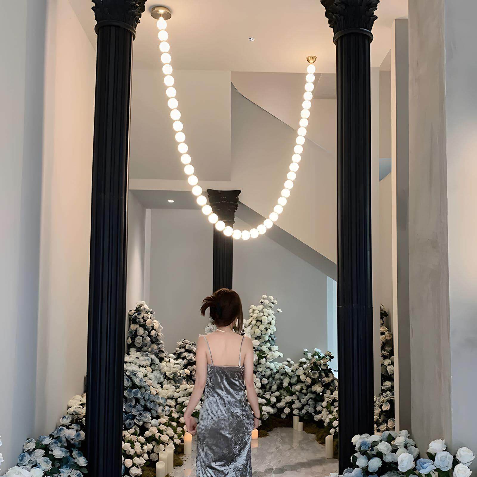 Ploura - Pearl Chandelier