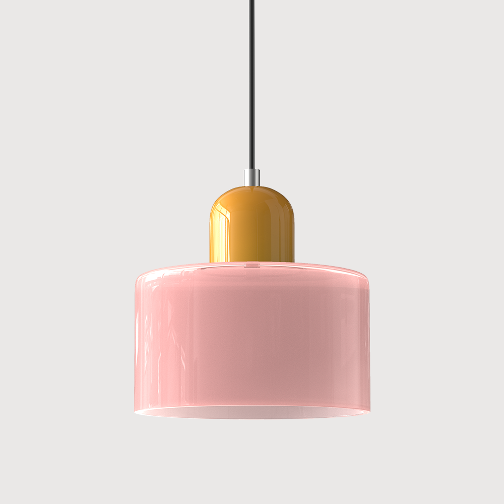 Niora – Cylindrical Glass Pendant Light