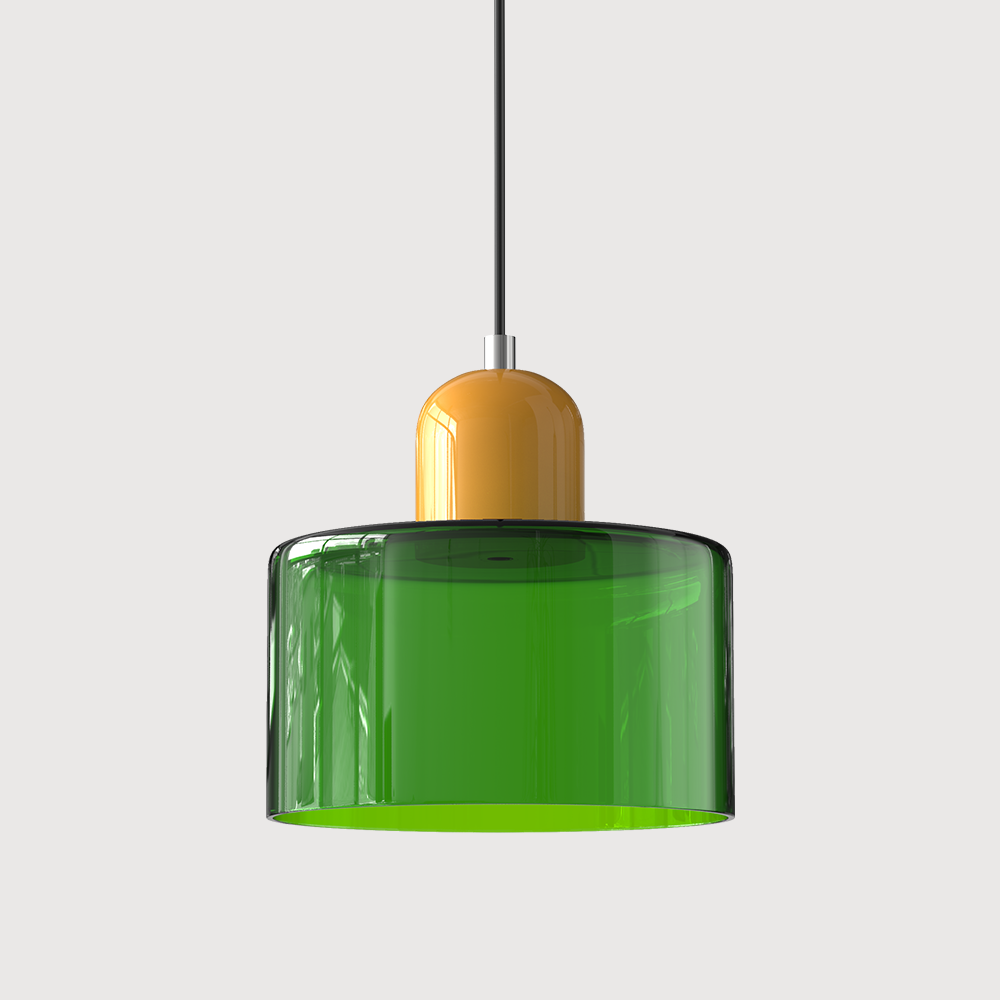 Niora – Cylindrical Glass Pendant Light
