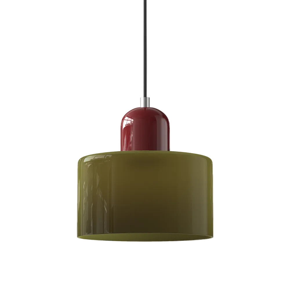Niora – Cylindrical Glass Pendant Light