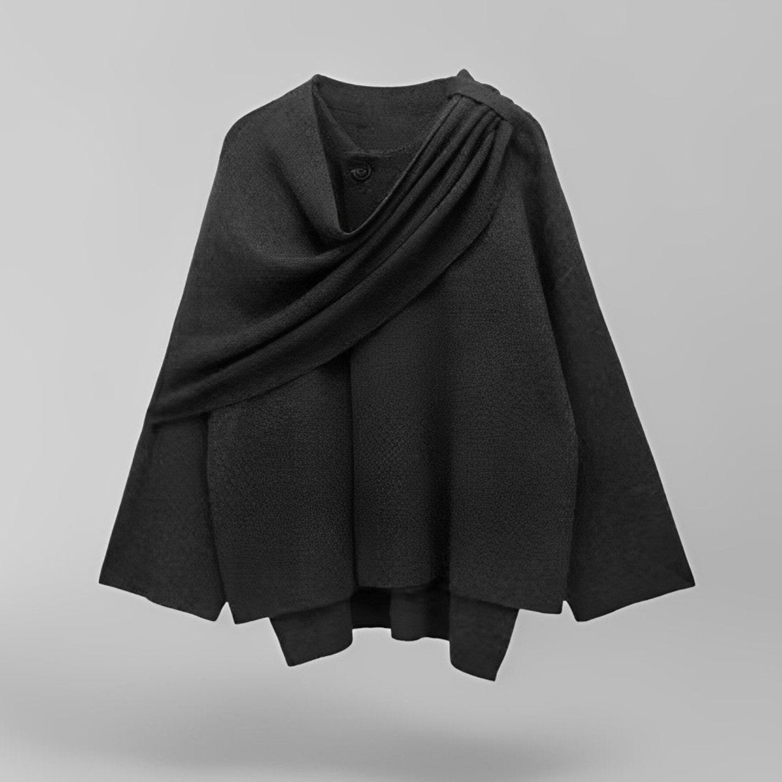 Warme wollen jas voor dames