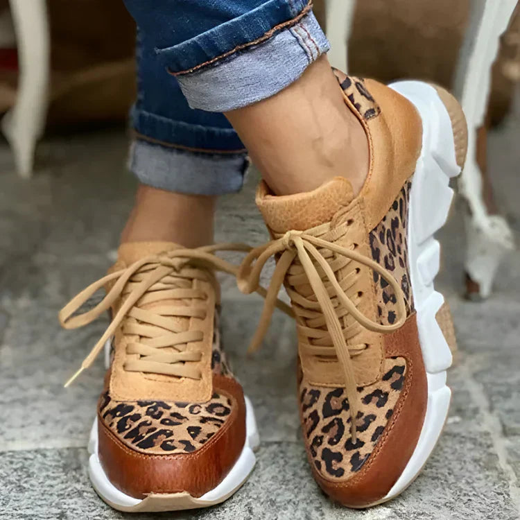 Eliana - Leopard sneakers for women