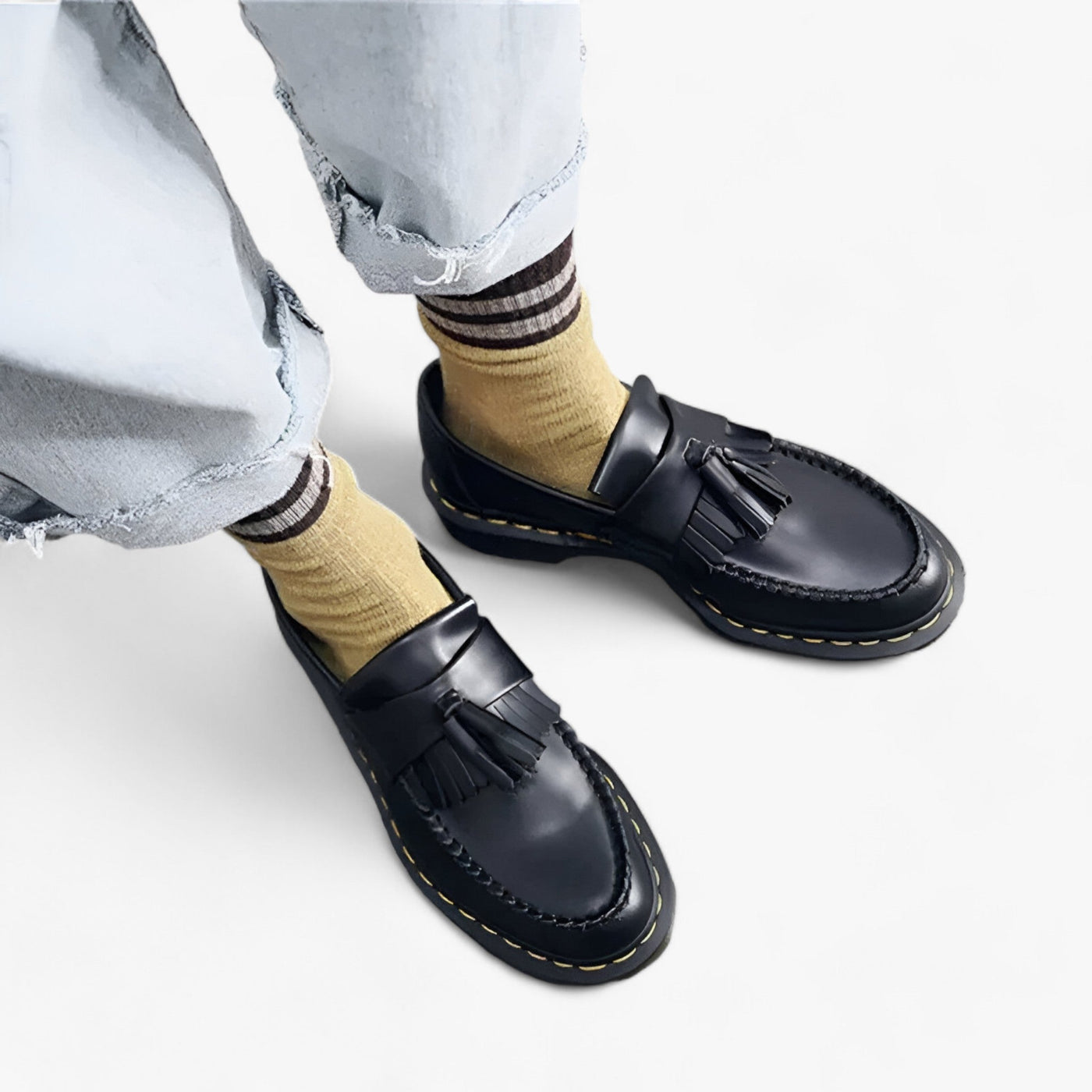 Liam's trendy klassieke loafers met kwastje