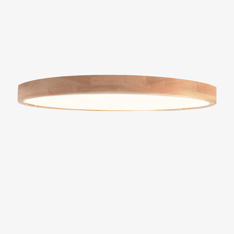 Nevek – Ultra Flat Round Wood LED Ceiling Light