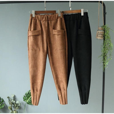 Jaelyn - Harem pants with drawstring at the waist