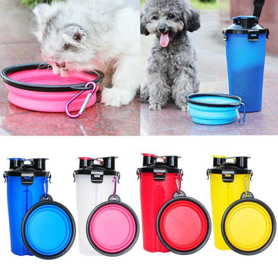 2-in-1 Reiscup met Voerbak - PawBuddy
