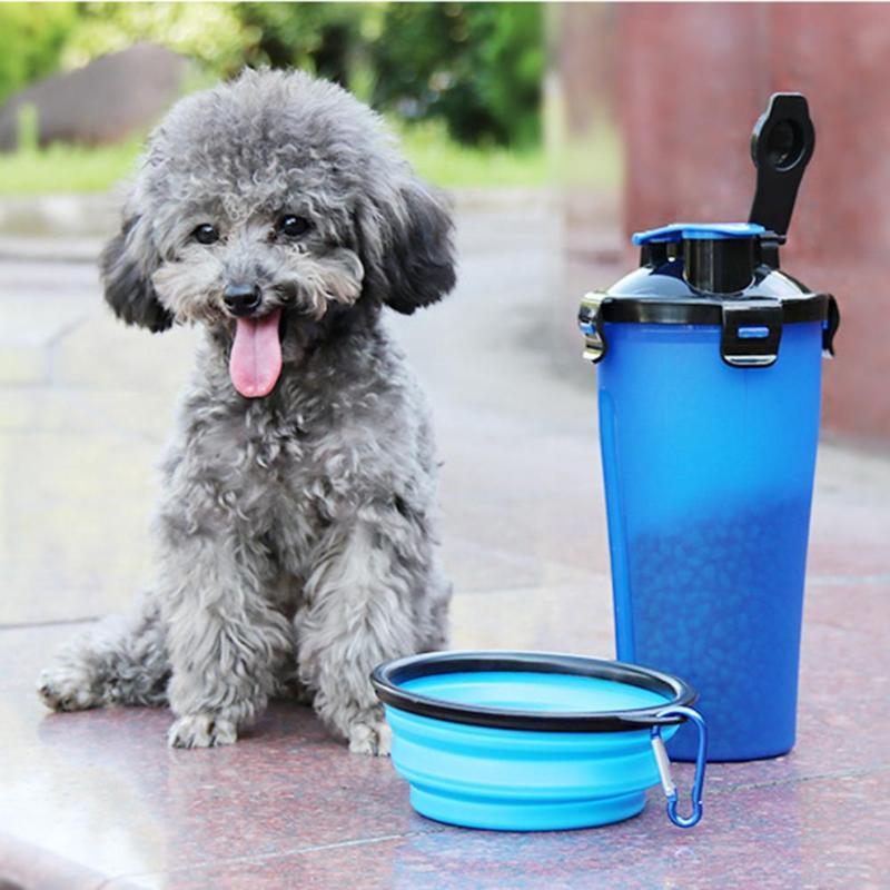 2-in-1 Reiscup met Voerbak - PawBuddy