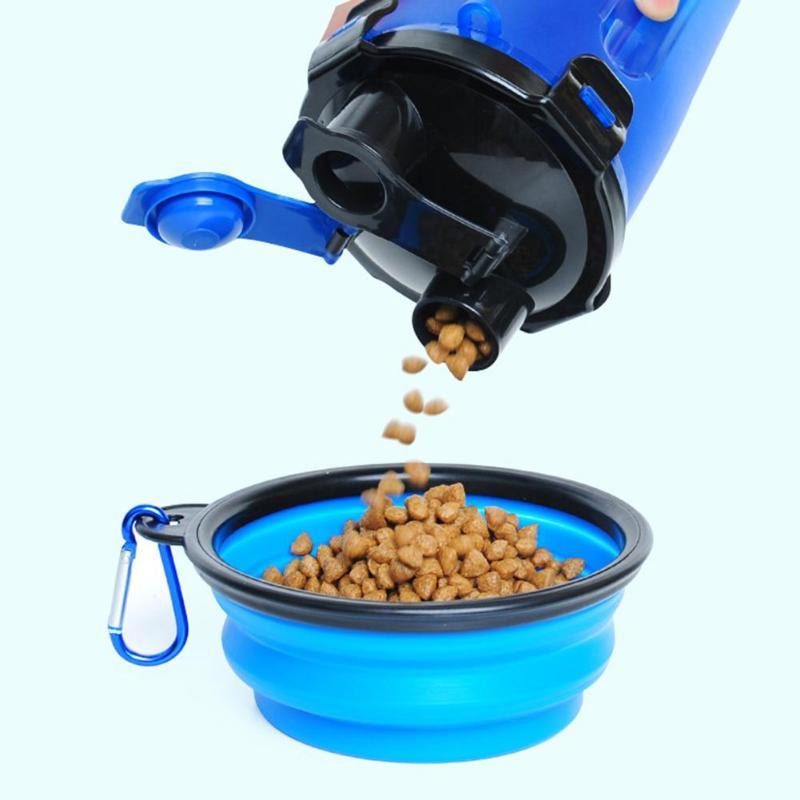 2-in-1 Reiscup met Voerbak - PawBuddy