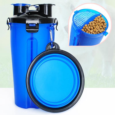 2-in-1 Reiscup met Voerbak - PawBuddy