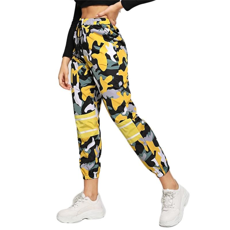 Leilani - Camo crop harem pants