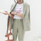 Adrianna - Vintage blazer met broek