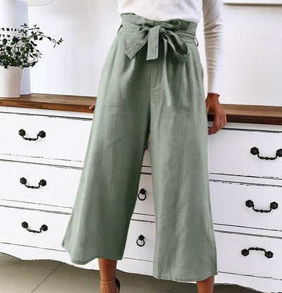 Haley - High-waisted wide-leg trousers