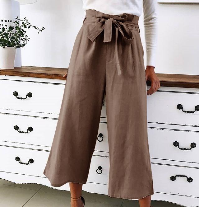 Haley - High-waisted wide-leg trousers