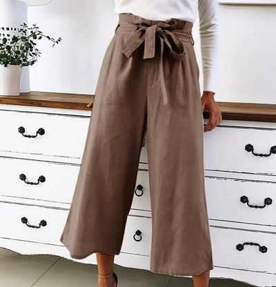 Haley - High-waisted wide-leg trousers