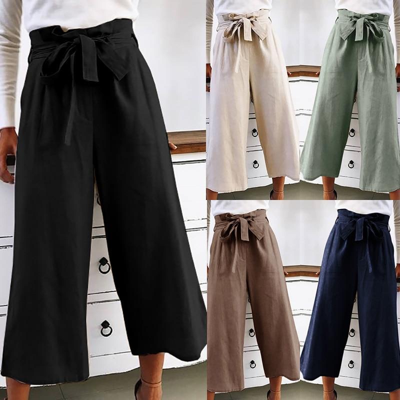 Haley - High-waisted wide-leg trousers