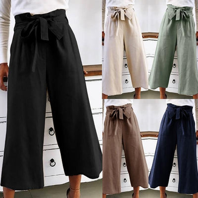 Haley - High-waisted wide-leg trousers