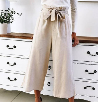 Haley - High-waisted wide-leg trousers